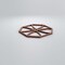 Ekena Millwork Extra Small Haswell Decorative Fretwork Wood Wall Panels, Walnut, 7 3/8"W x 7 3/8"H x 3/8"T WALW08X08X0375HWLWA - alternate 6